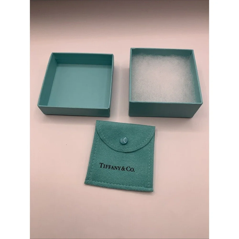 Tiffany & Co Jewelry Gift Box Teal Blue 3